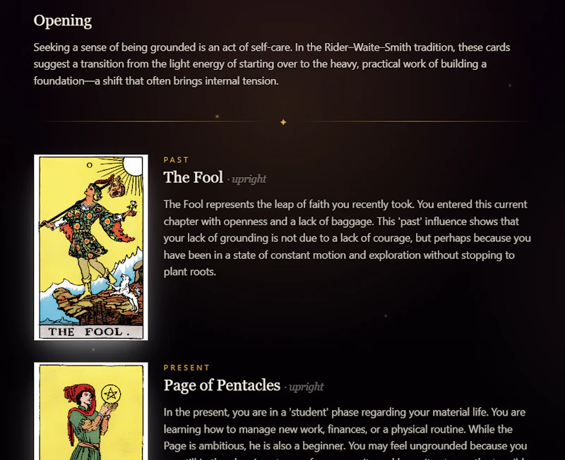 Mary Tarot screenshot 7
