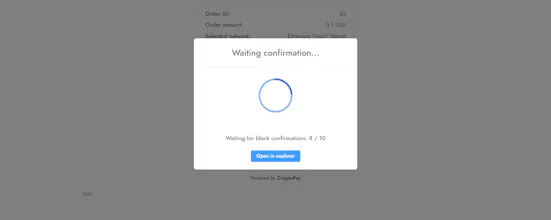 CryptoPay, Crypto payments for WordPress gallery image