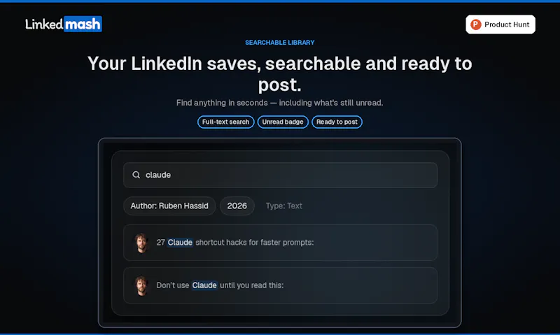 LinkedMash screenshot 1