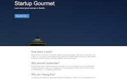 Startup Gourmet media 1