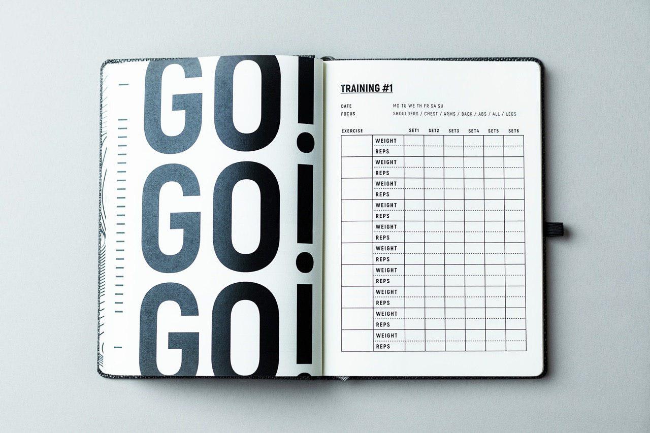 The fitness journal - track your workout success at the gym! gallery image