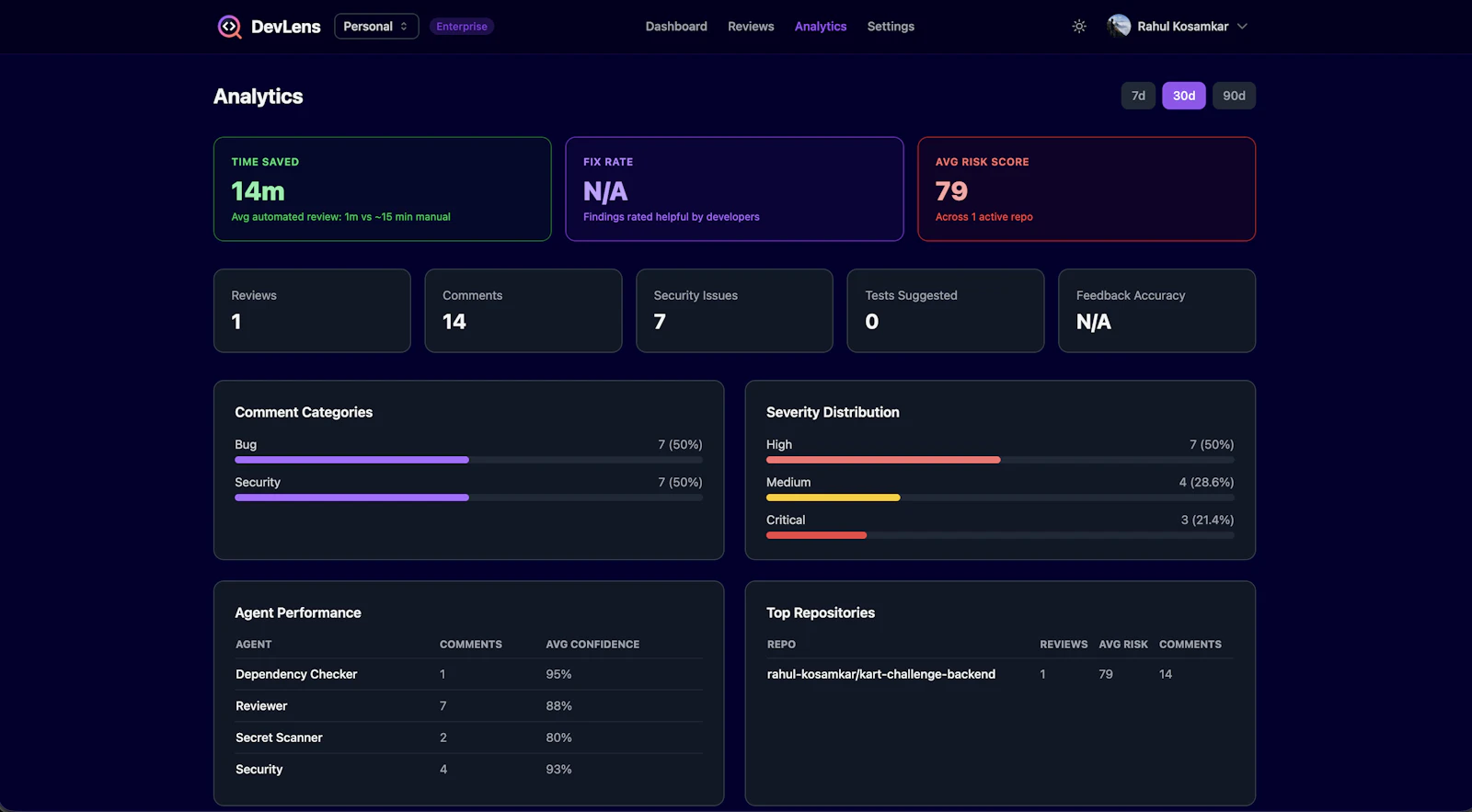 DevLens screenshot 7