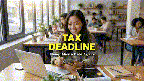 1099 AI tax calculator for US freelancer - Product Hunt launch logo and brand identity