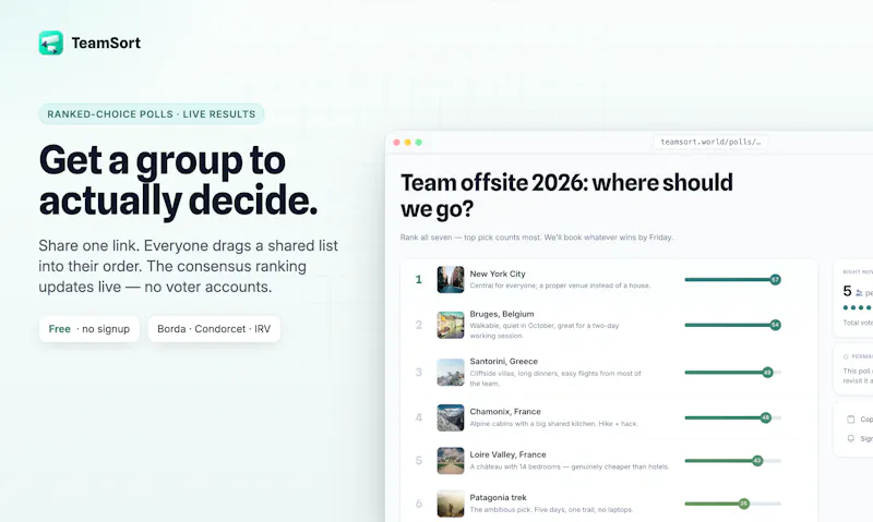 TeamSort 2.0 screenshot 2