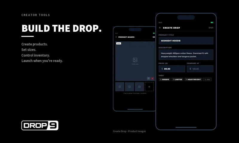 Drop 9 Streetwear Market screenshot 2