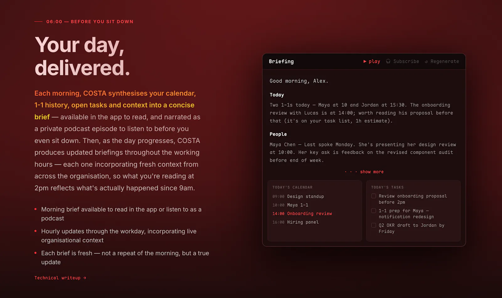 COSTA screenshot 2