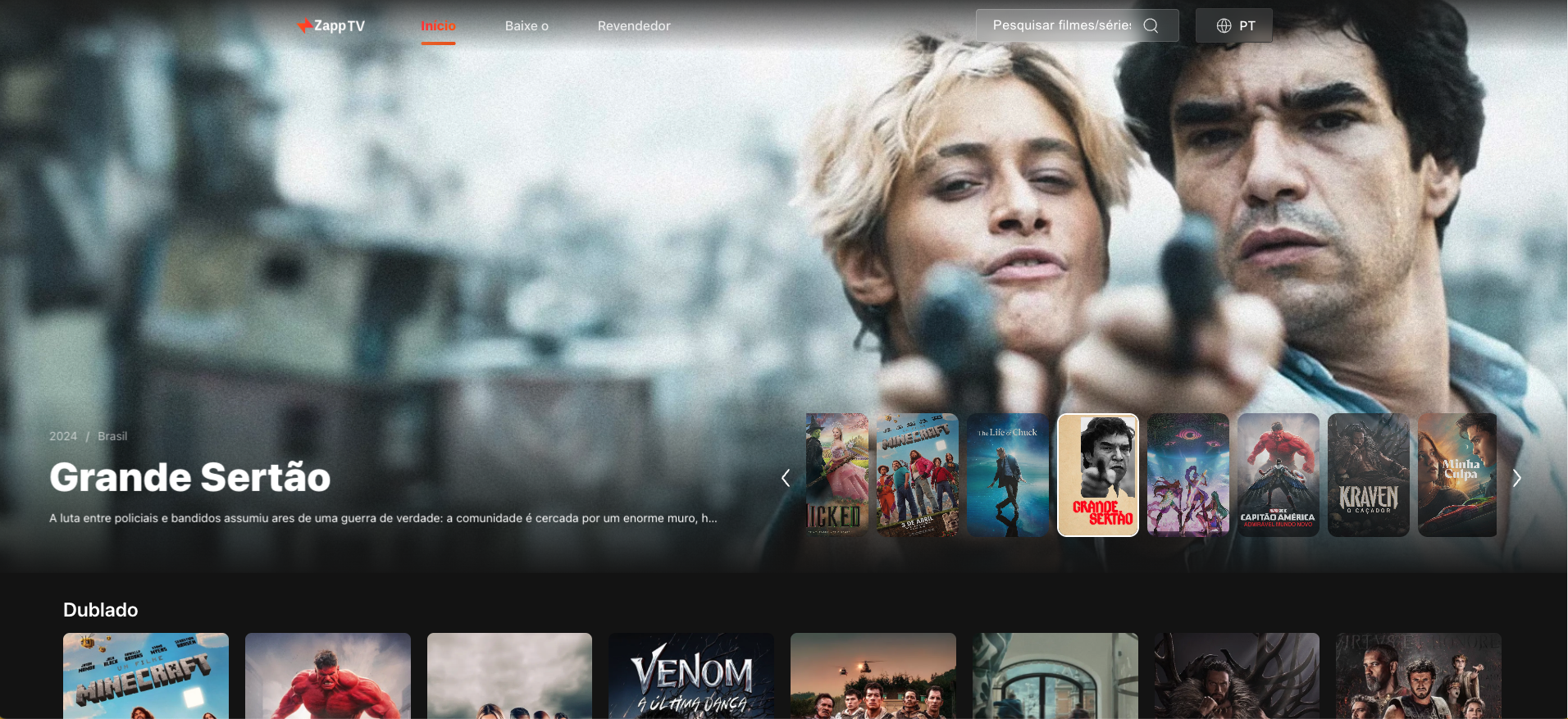 ZappTV - Main product screenshot demonstrating key features and user interface