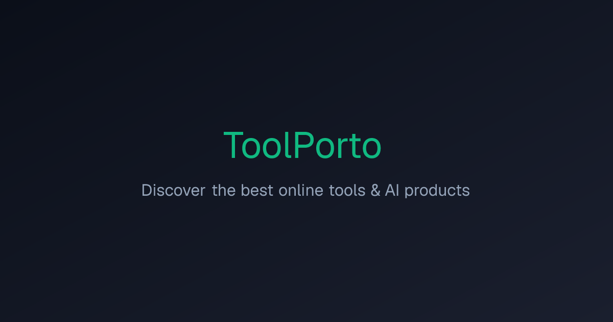 ToolPorto — Honest AI Tool Reviews