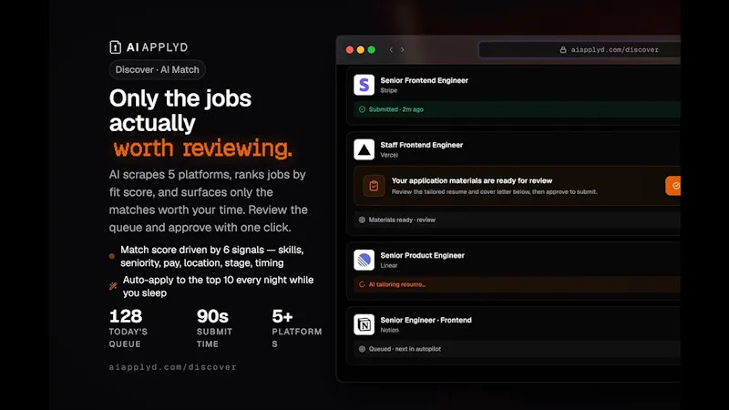 AI Applyd screenshot 1 (video preview)