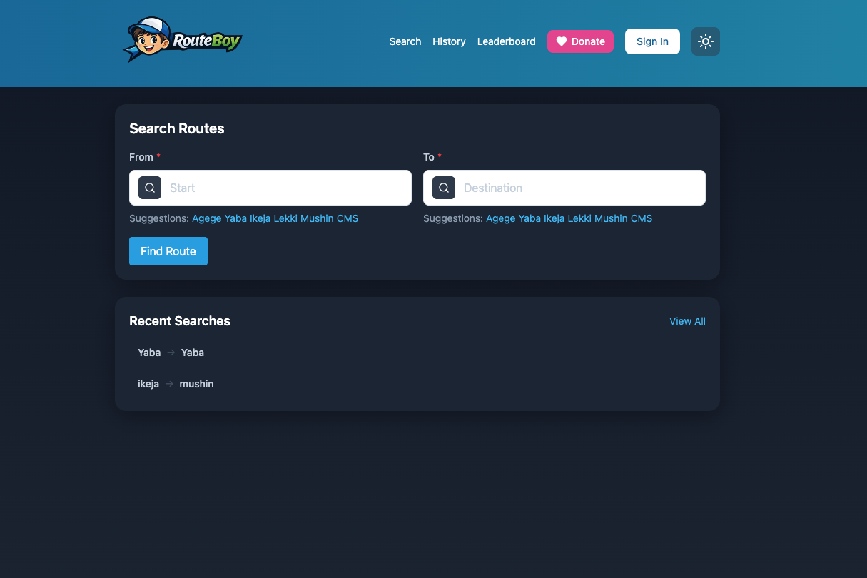 RouteBoy gallery image