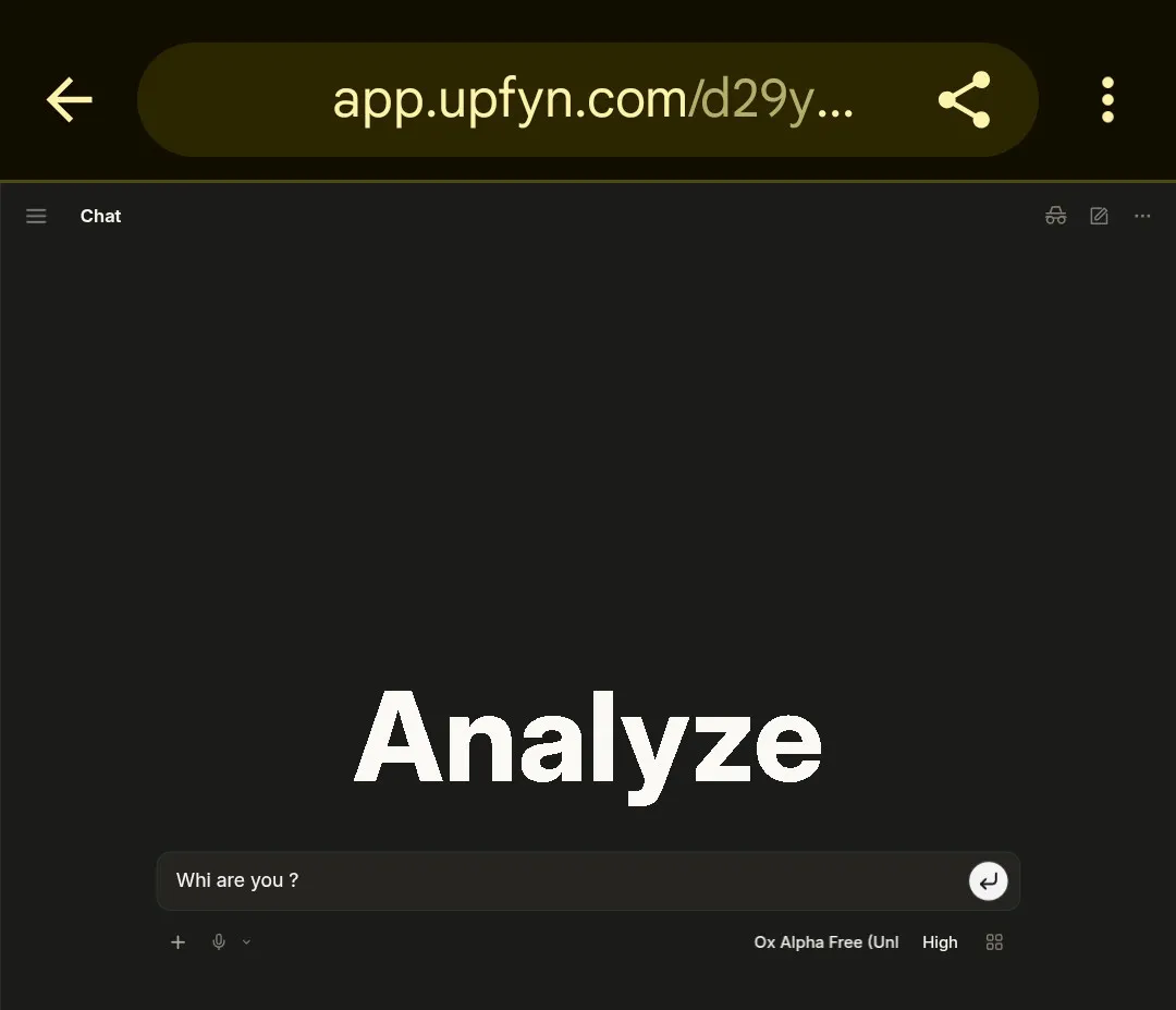 Upfyn and UpfynAI logo
