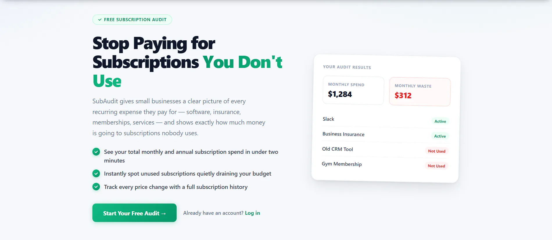 SubAudit 