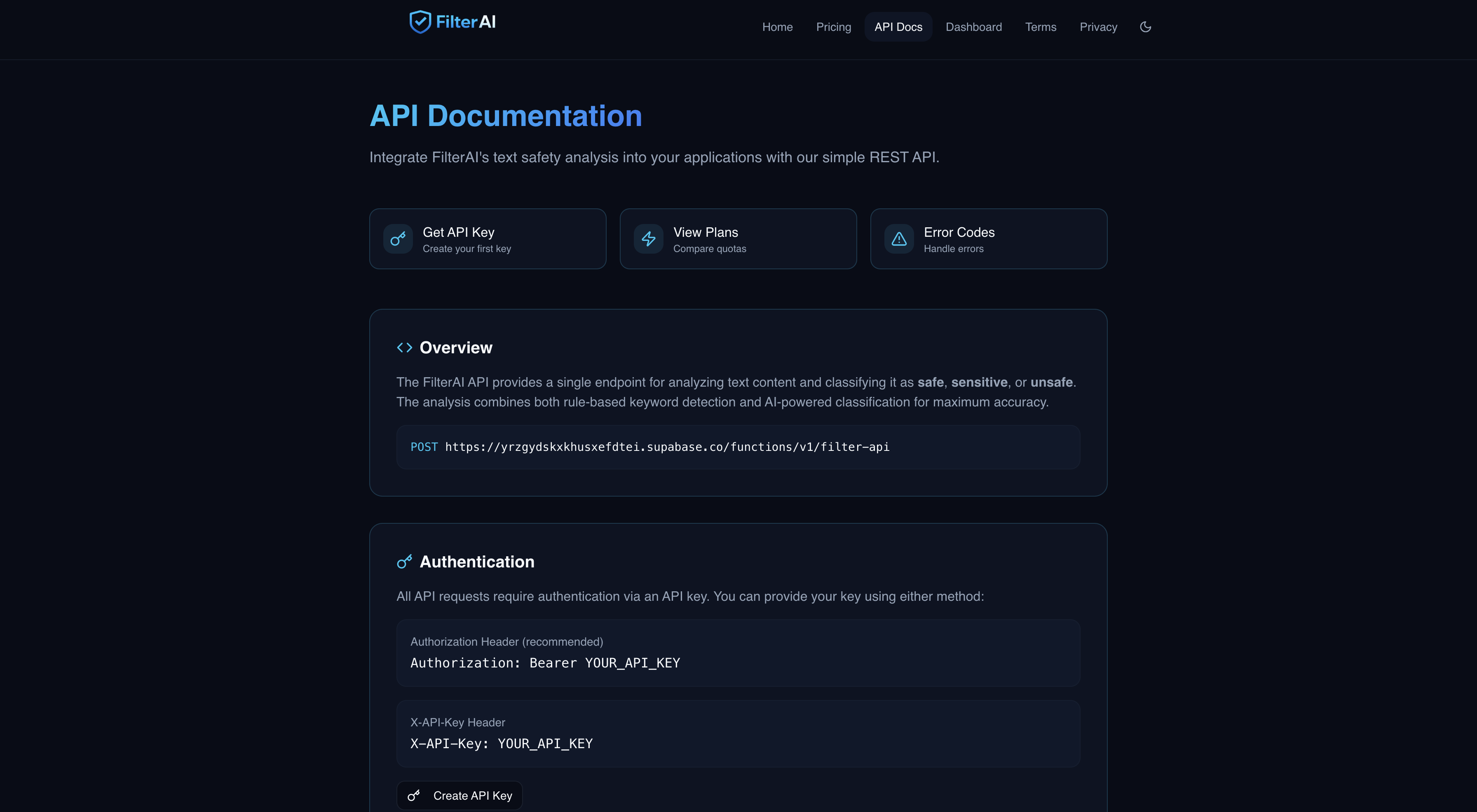 FilterAI - Screenshot 3 showing product features and functionality