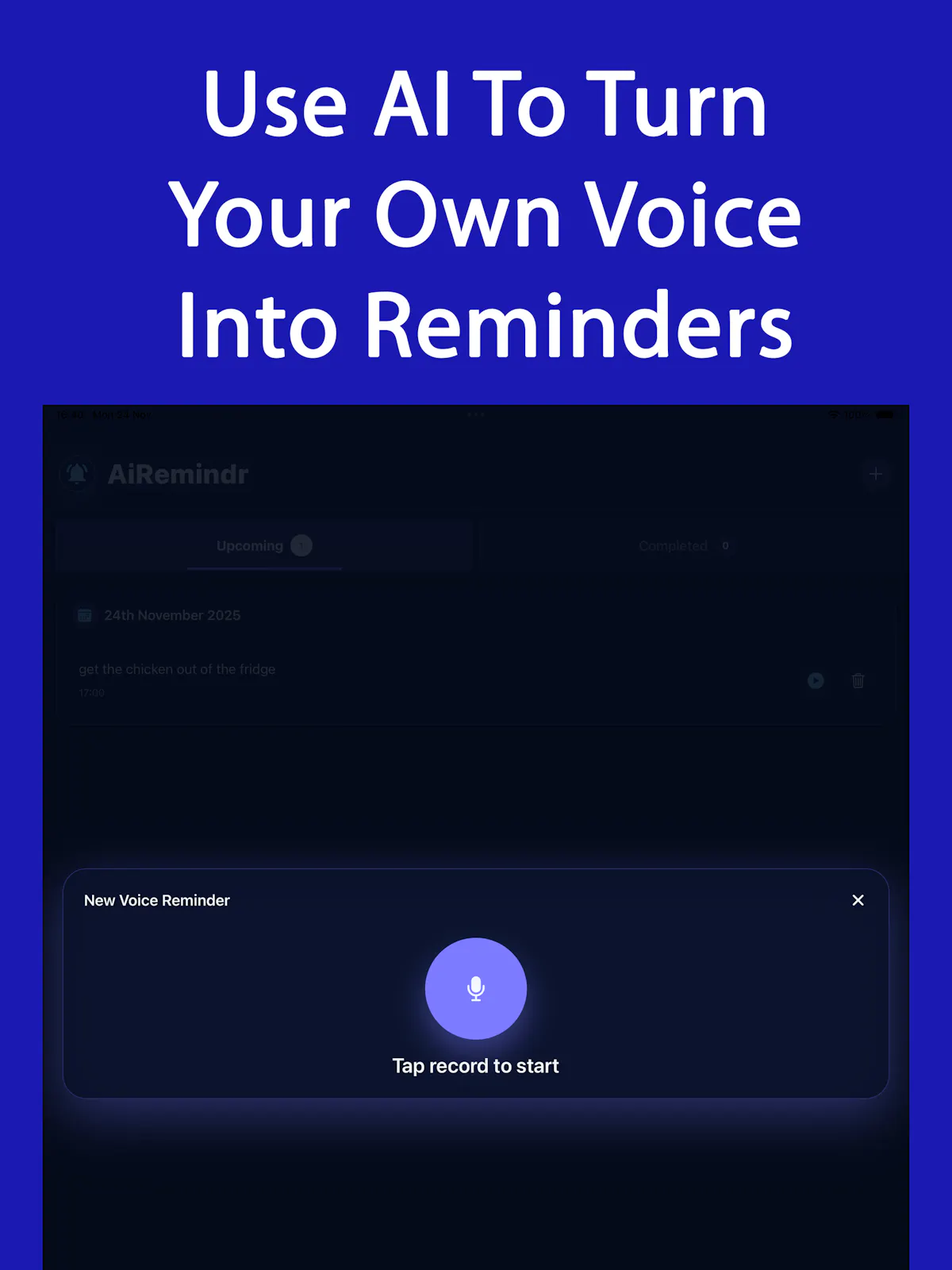 AiReminder - Voice to Reminder