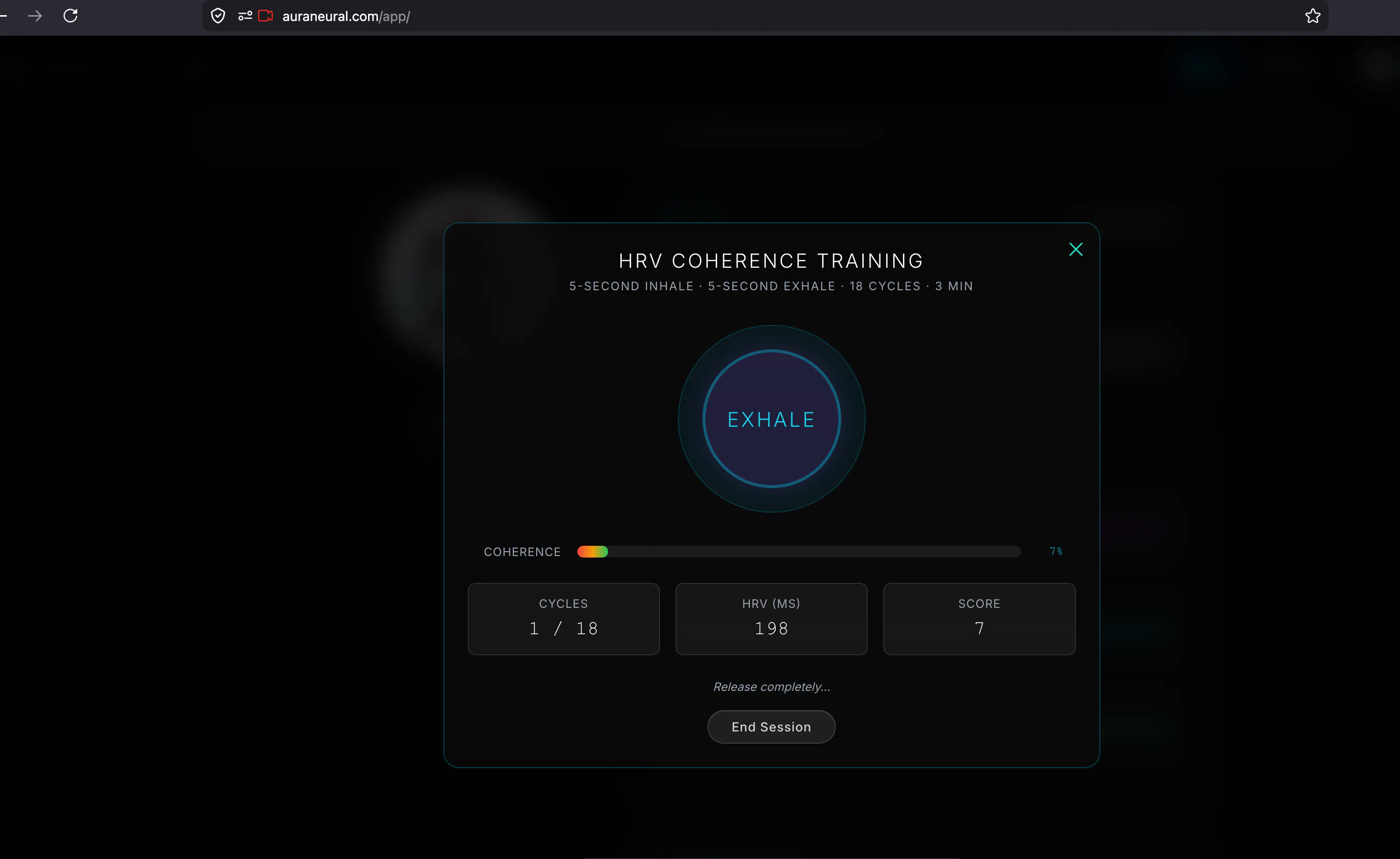 AURA Neural screenshot