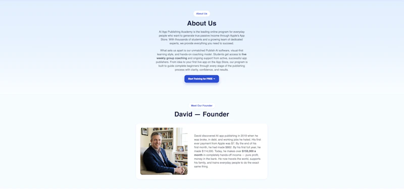 AI App Publishing Academy screenshot 3