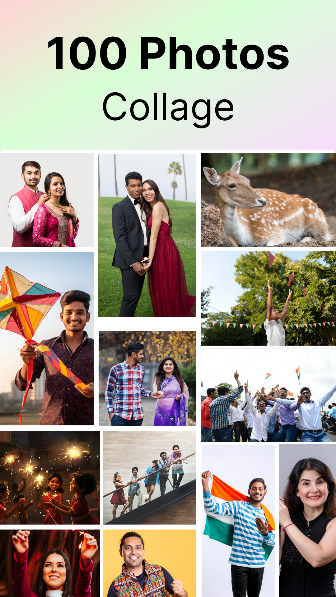 Pic Collage Maker - Pic collage maker met filter, lay -out, raster en collageframe media 8