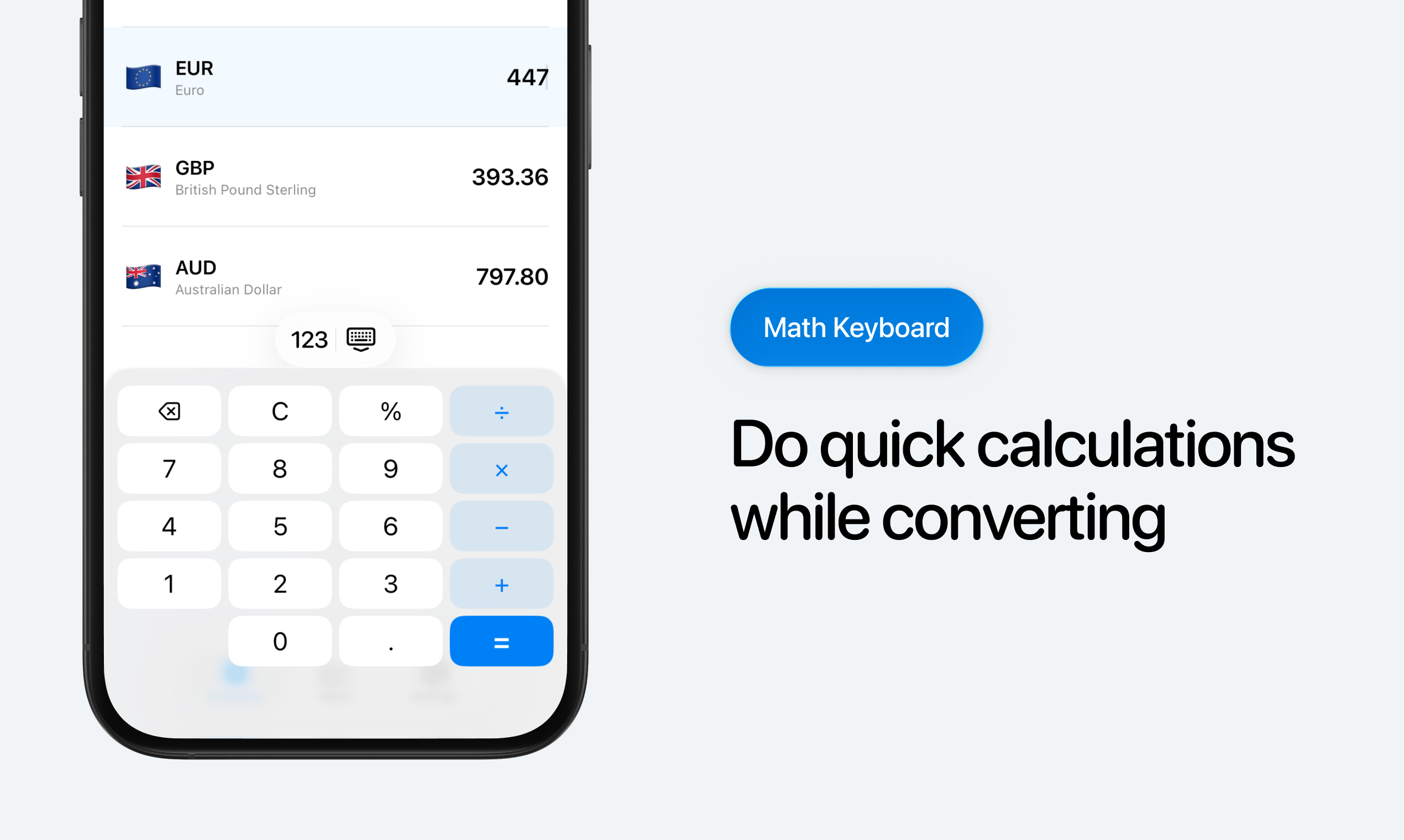 Konvert – Currency Converter - Screenshot 5 showing product features and functionality