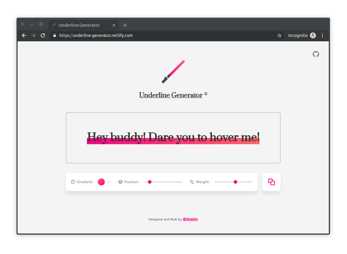 Underline Generator gallery image