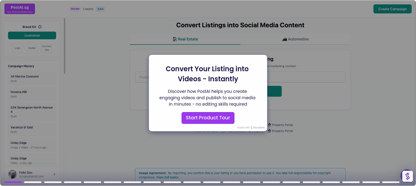 Média Générateur vidéo IA pour agent immobilier - Transformez n'importe quelle URL d'annonce en vidéos sur les réseaux sociaux en quelques minutes 2