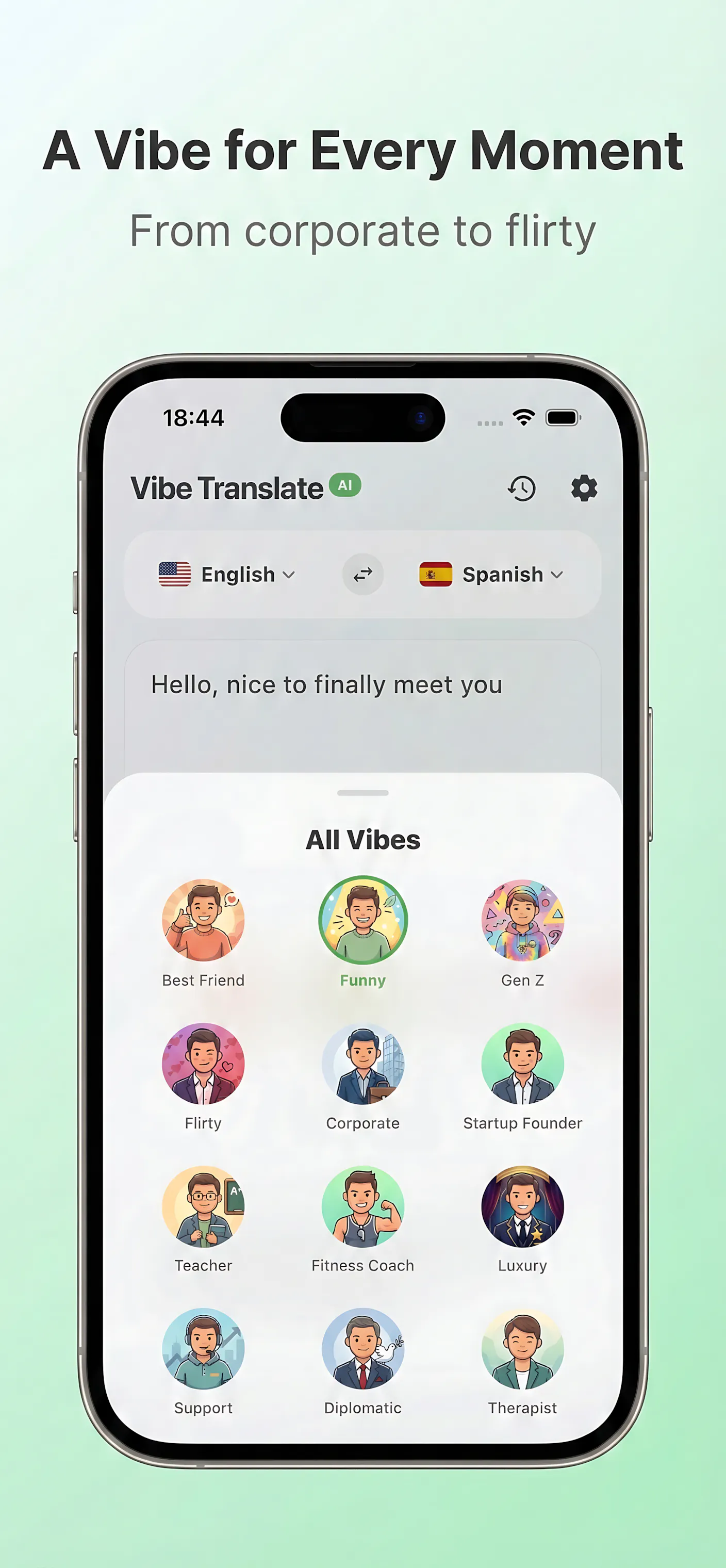 Vibe Translate AI - Translate & Rephrase gallery image