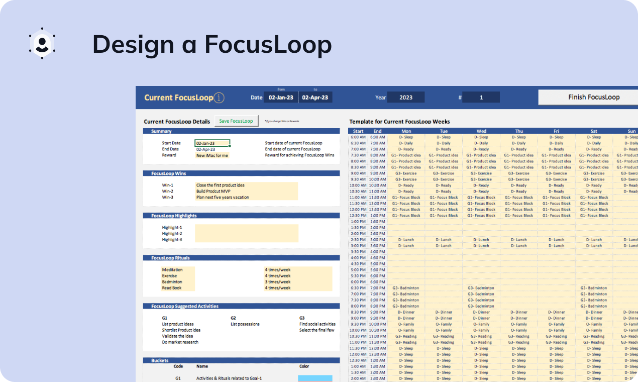 وسائط FocusLoops - بالنسبة لأولئك الذين يشعرون بالجنون بشأن إدارة الوقت 4