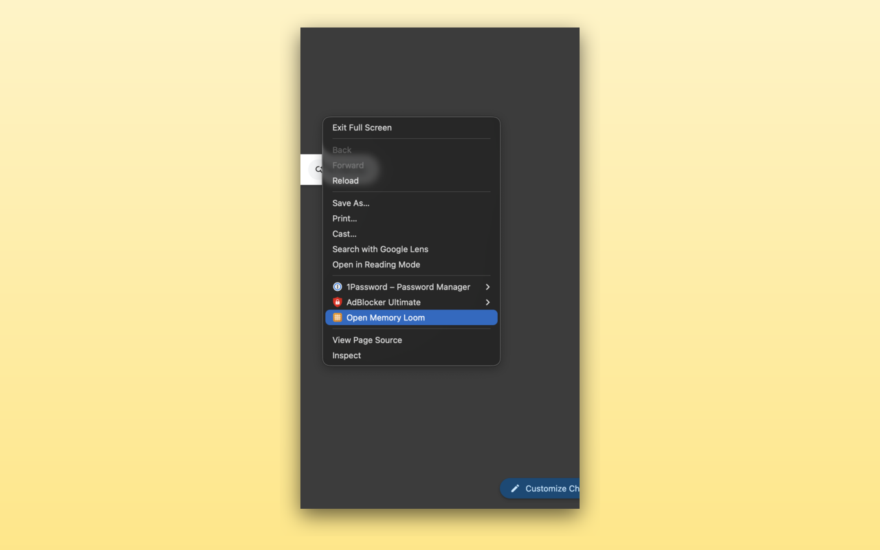 Memory Loom - Screenshot 3 showing product features and functionality
