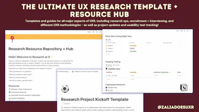 UX Research Templates + Repository Hub gallery image