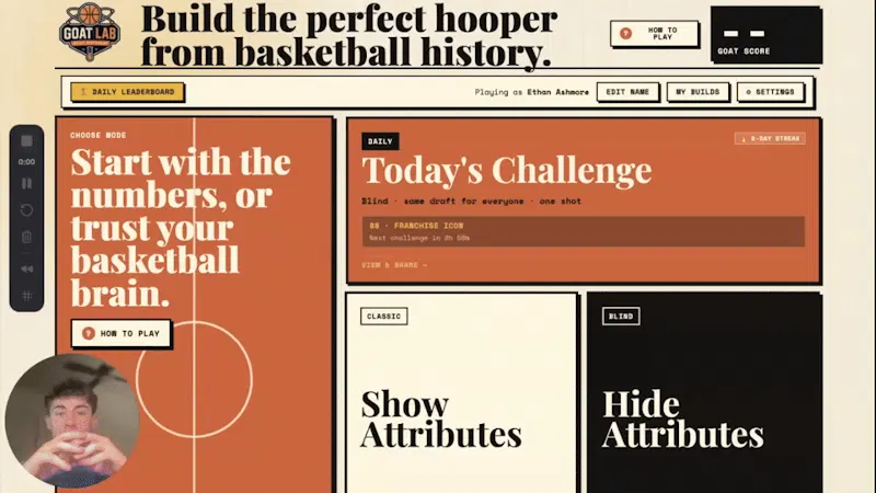 GOAT Lab screenshot 1 (video preview)
