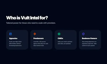 Vult Intel | Marketing Platform gallery image