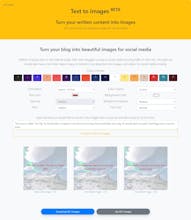 Text to images - Tools For Social gallery image