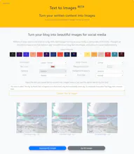 Text to images - Tools For Social gallery image