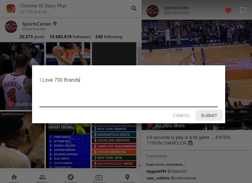 Chrome IG Story Plus gallery image