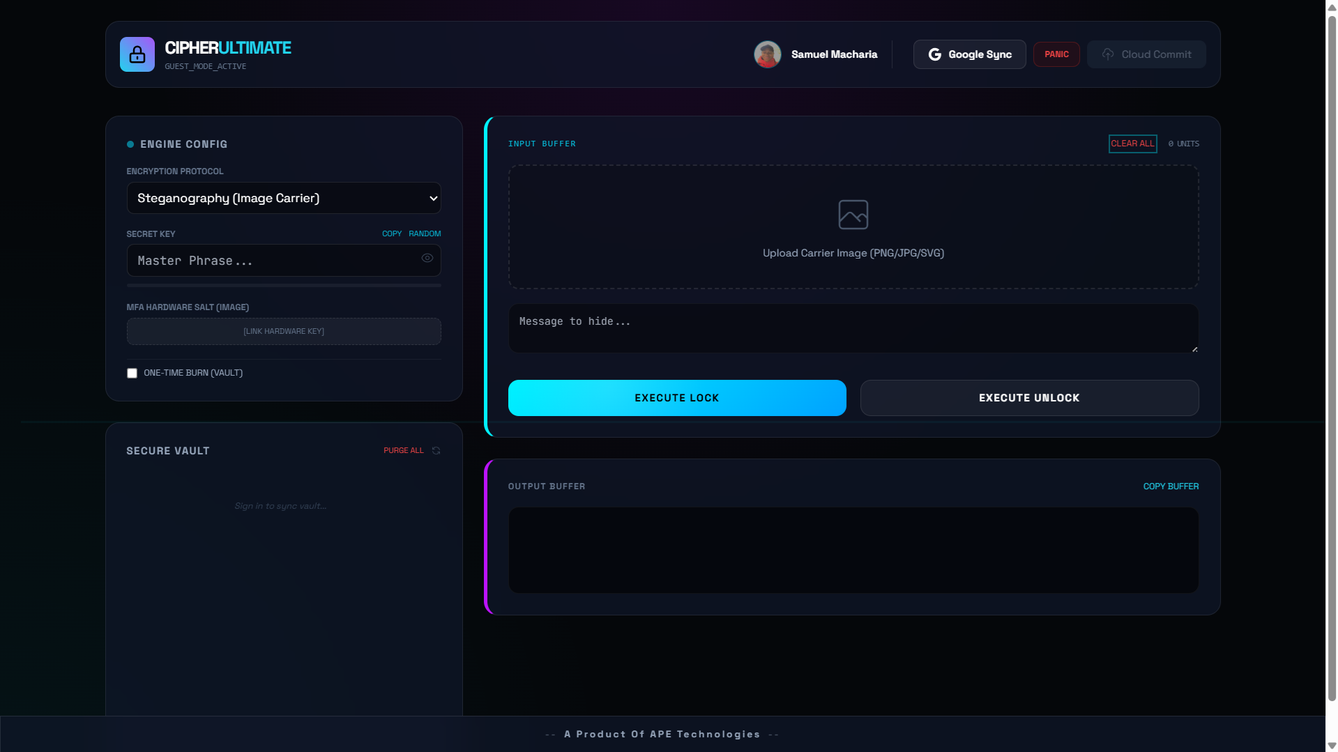 Cipher Ultimate: Full Defense Suite - Screenshot 2 showing product features and functionality