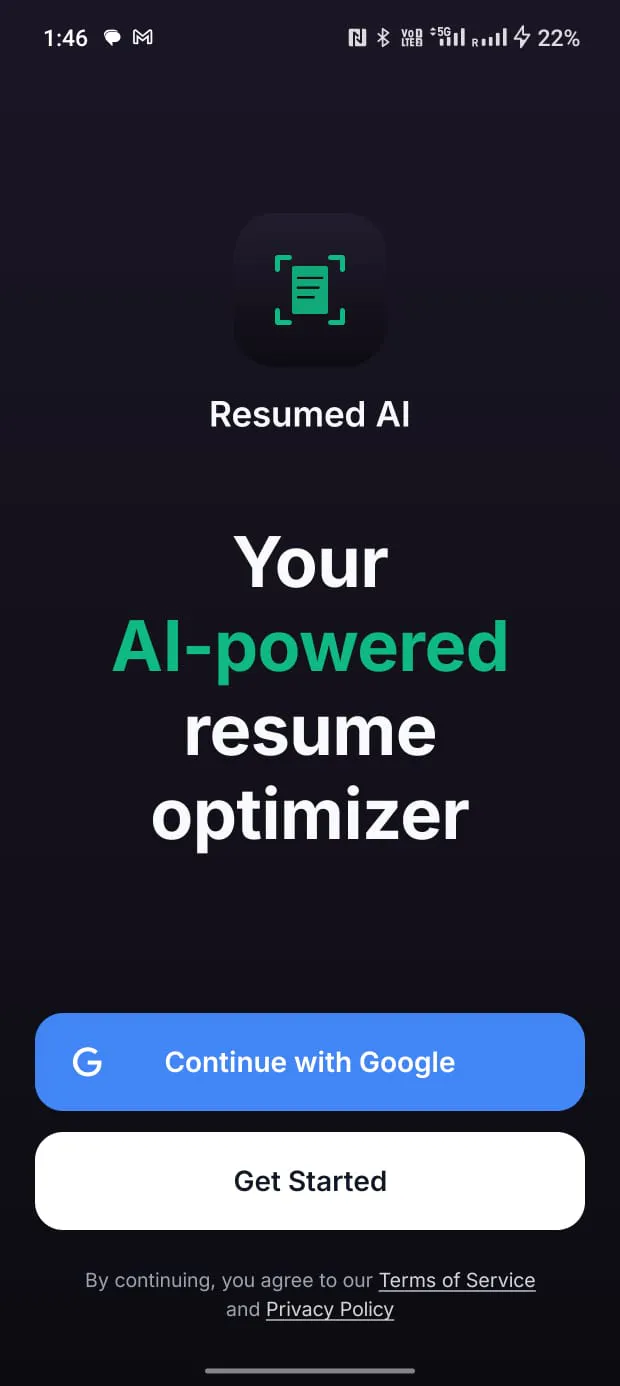 Resumed AI: Resume/CV Builder 截图
