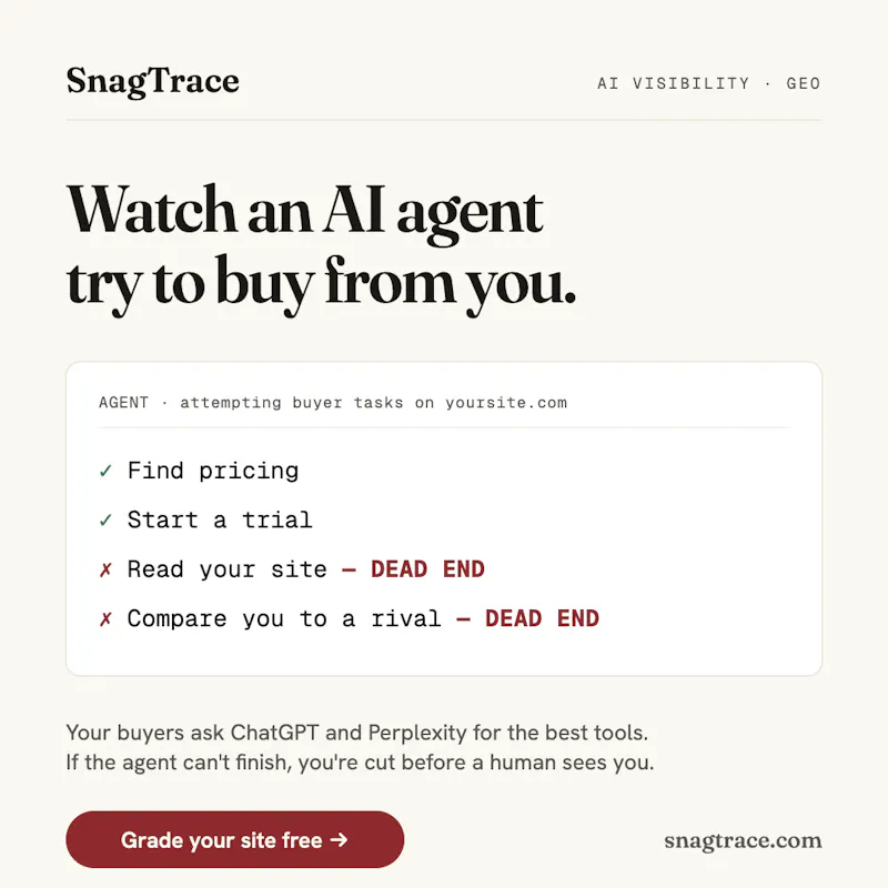 SnagTrace screenshot 2