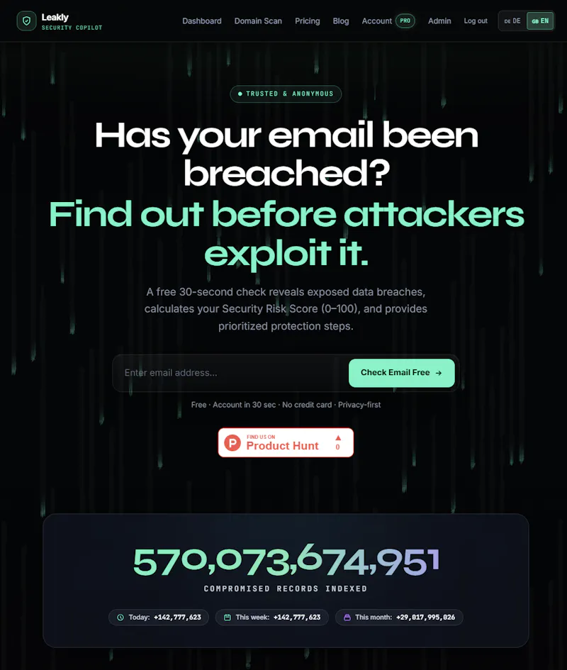 Leakly screenshot 1