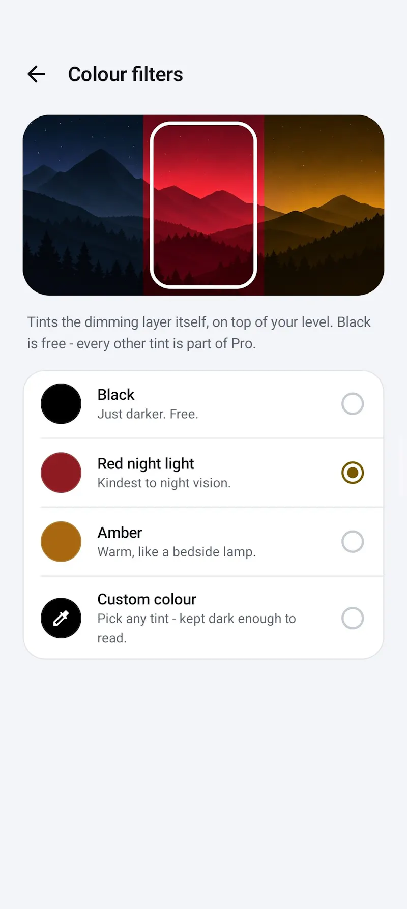 NIGHT MODE - Screen Dimmer screenshot 10
