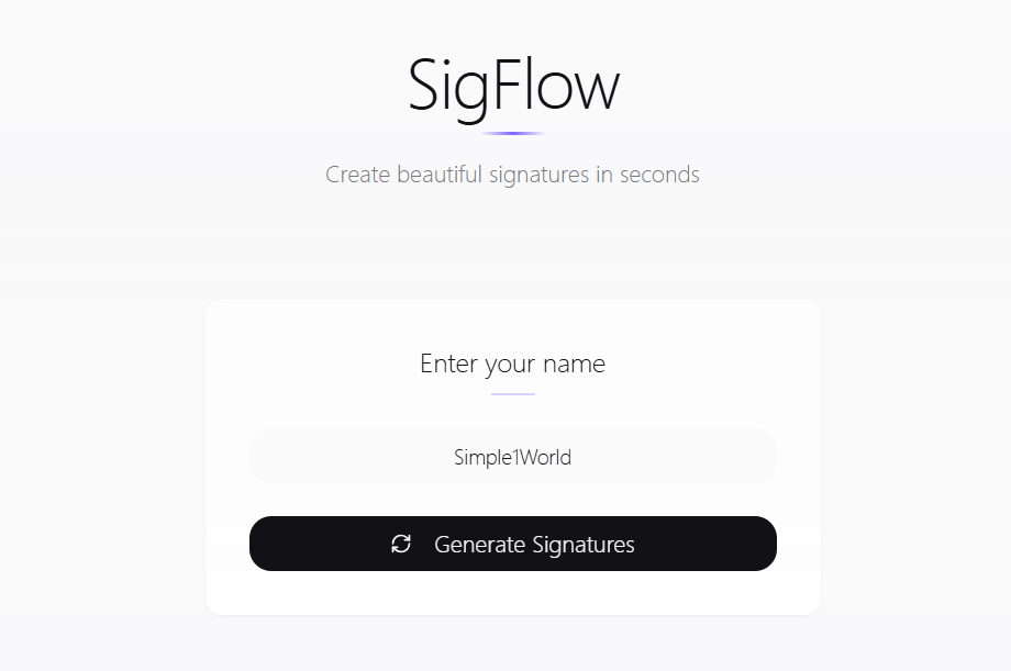 Sigflow