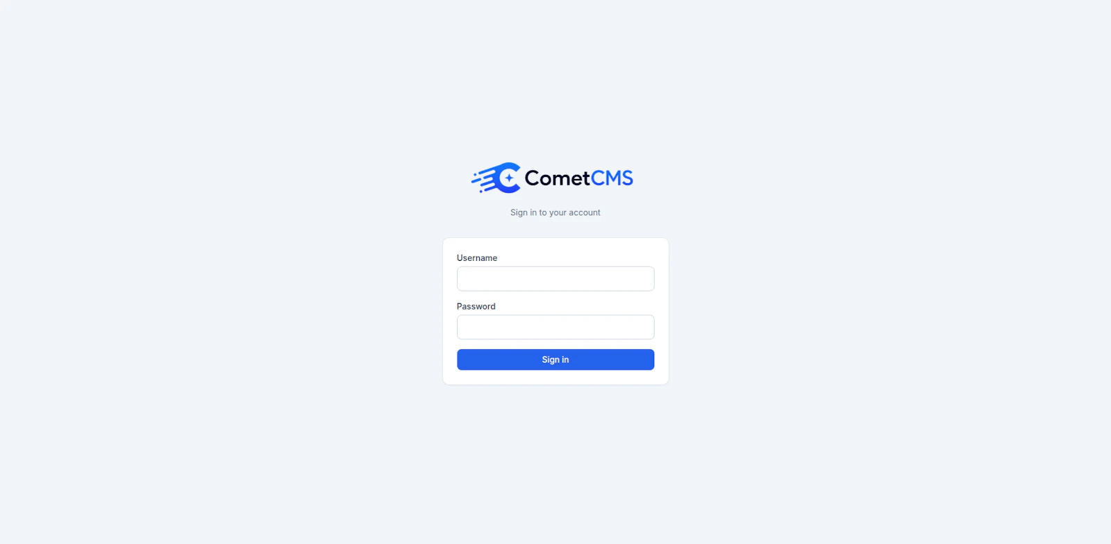 CometCMS screenshot 4