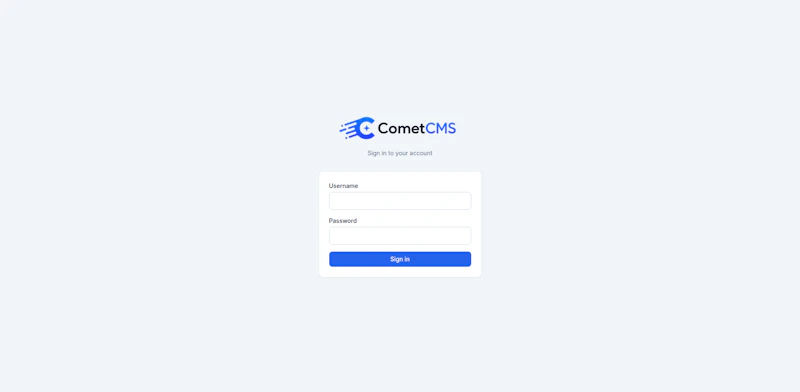 CometCMS screenshot 4