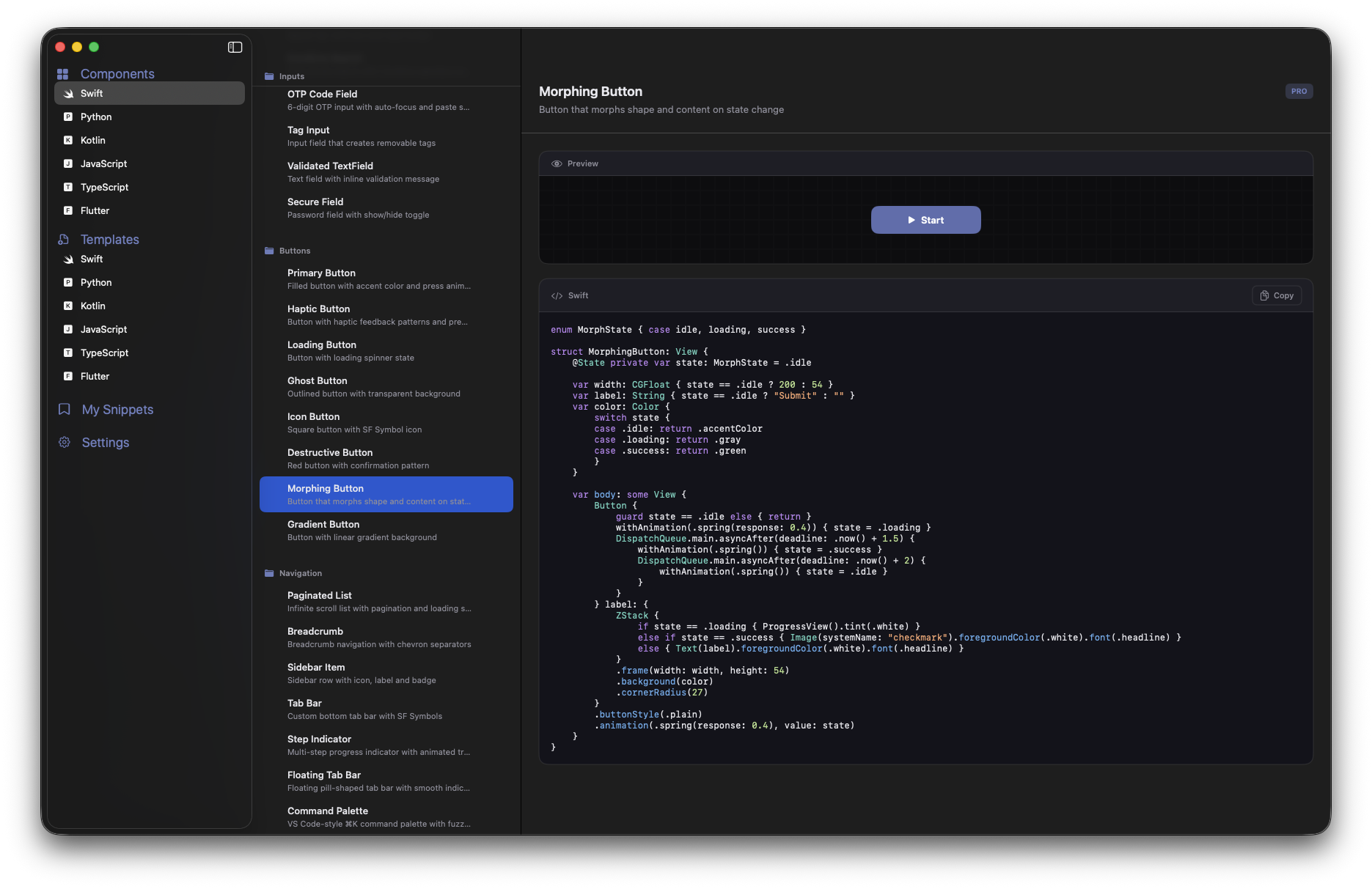 Snippio - Dev Components gallery image