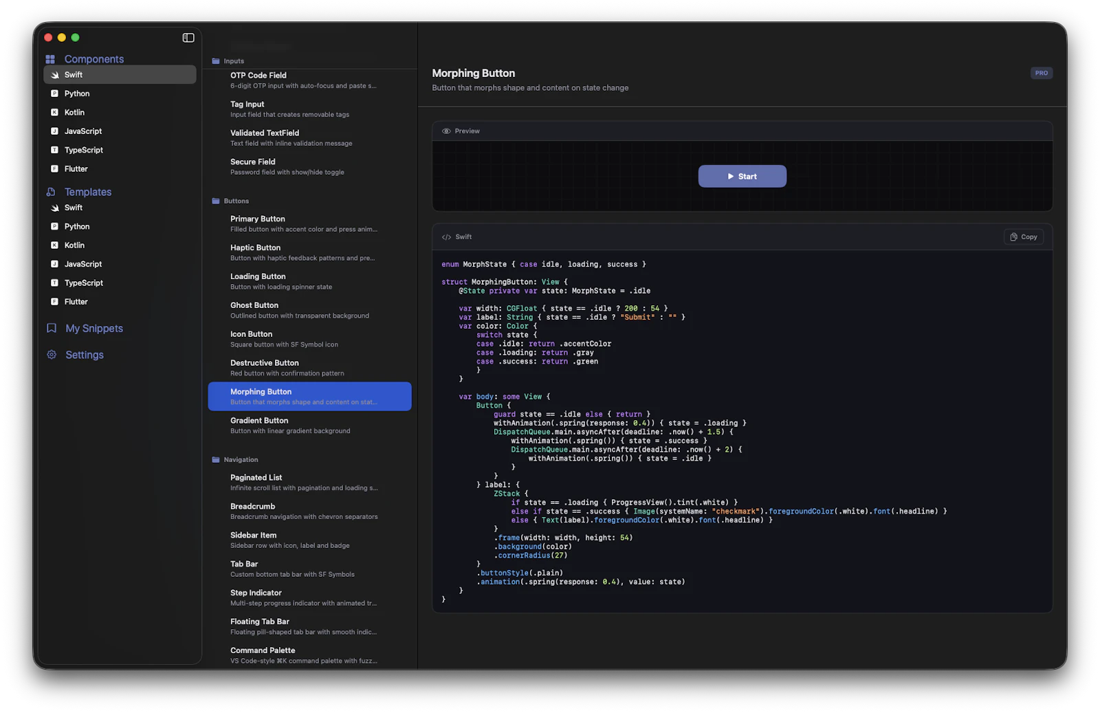 Snippio - Dev Components screenshot 4