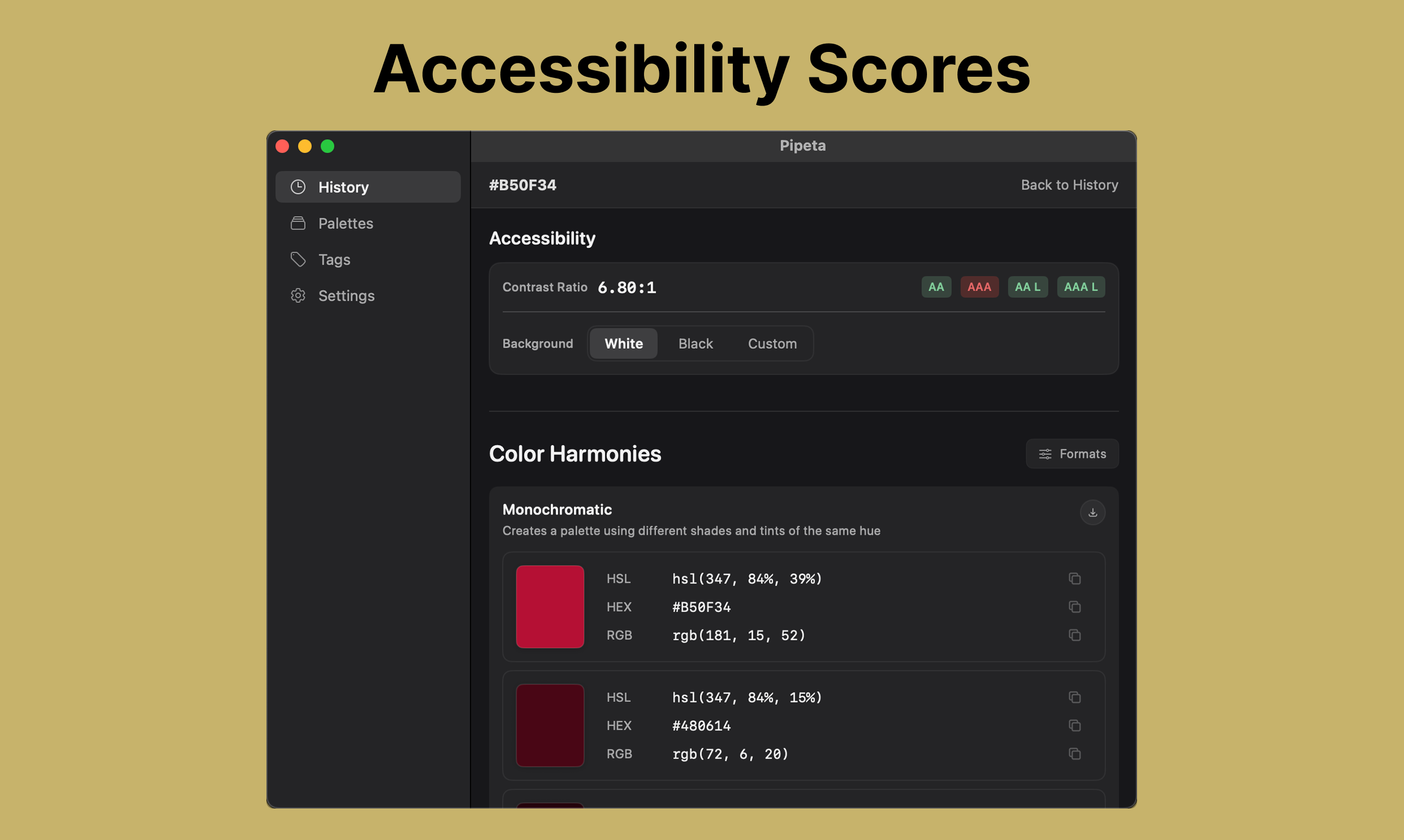 Pipeta - Screenshot 5 showing product features and functionality