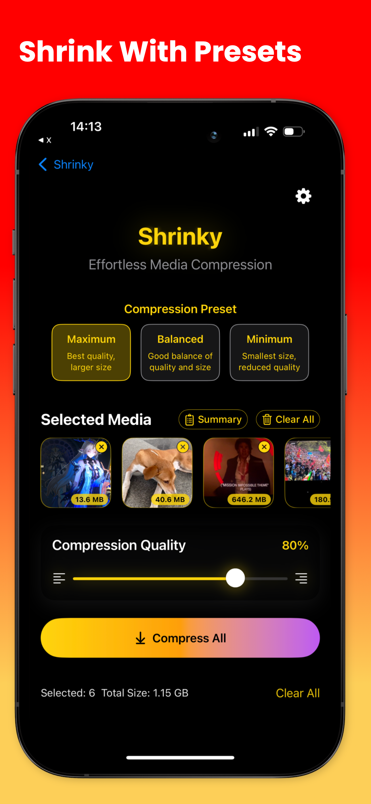 Shrinky: Media Optimizer media 2