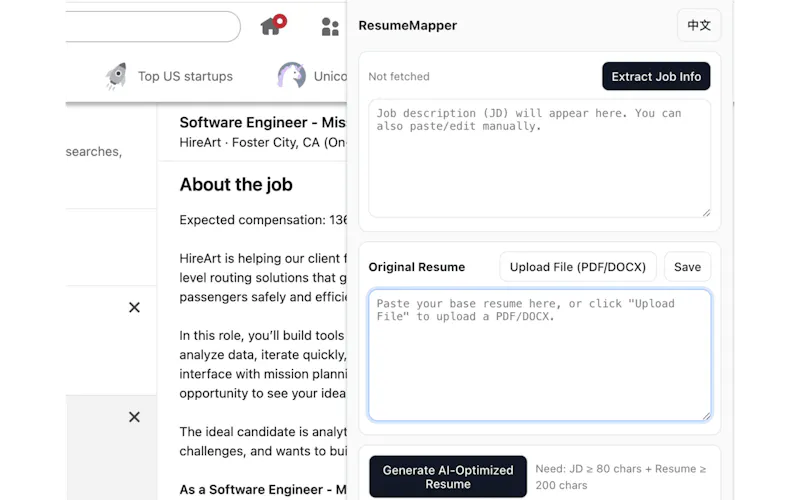 ResumeMapper screenshot 5