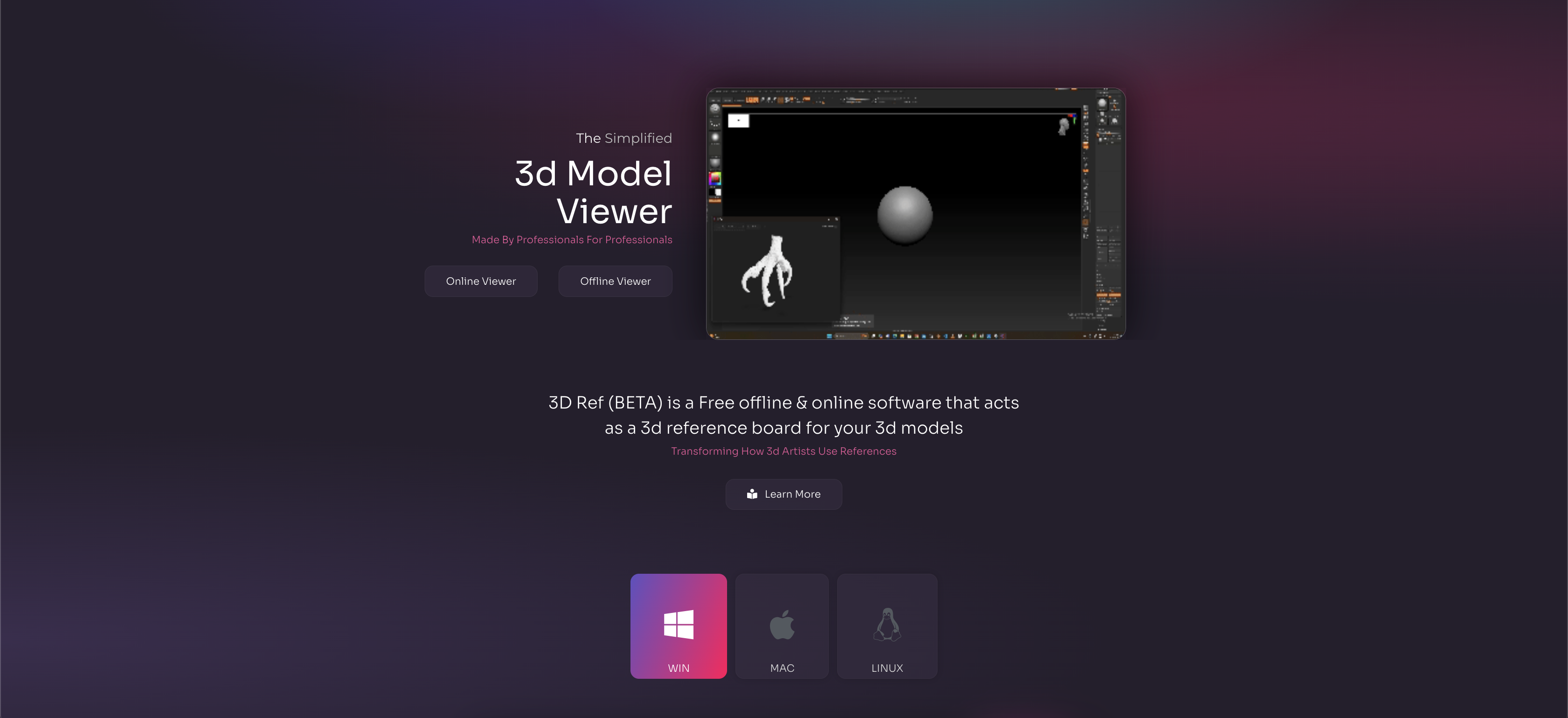 3d Ref (beta) - Use modelos 3D como referencia mientras esculta, dibuja o pinta media 4
