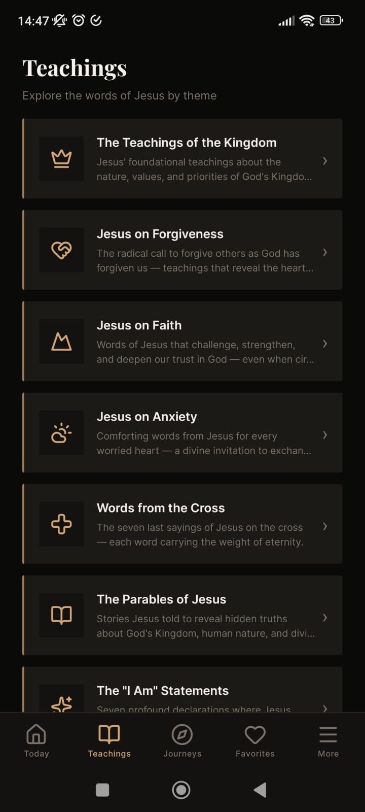 Walking with Jesus App gallery image