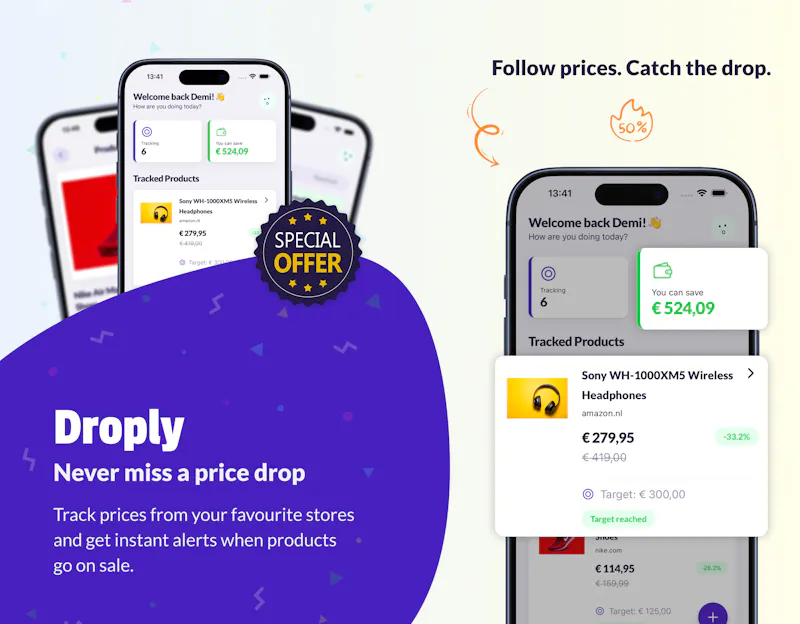 Droply: Price tracker screenshot 1