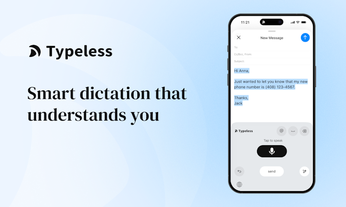 Typeless for iOS产品图